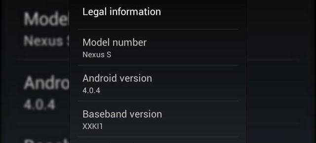 Cum să descarci și să aplici update-ul la Nexus S 4.0.4