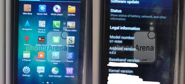 Samsung I9300 NU este Galaxy S III, doar un nou model cu ecran AMOLED 720p de 4 inch