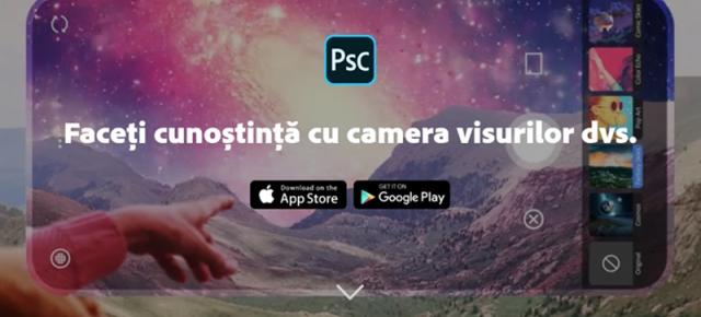 Adobe Photoshop Camera disponibil acum pe Android şi iOS, cu filtre speciale de la vedete ca Billie Eilish, editare cu AI