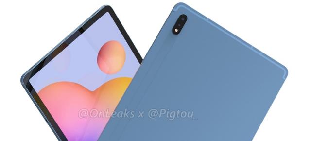 Samsung Galaxy Tab S7 se afișează în primele randări și nu schimbă prea multe la design în comparația cu predecesorul