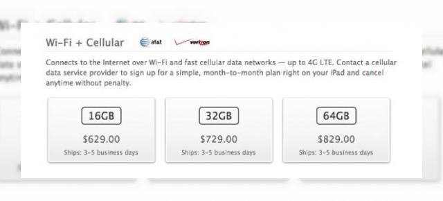 Apple retrage 4G din denumirea iPad