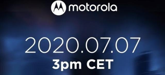 Motorola Edge Lite ar putea debuta pe 7 iulie; Avem un teaser oficial pentru un eveniment la acea dată
