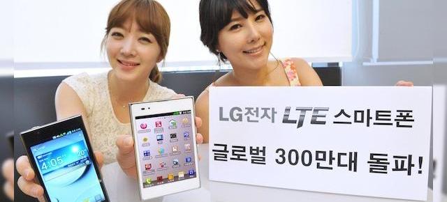 LG celebrează vânzarea a trei milioane de telefoane LTE