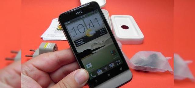 HTC One V unboxing - scoatem din cutie One-ul cu barbie proeminentă (Video)