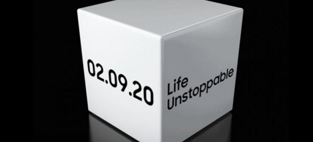 Samsung anunță un nou eveniment programat pe 2 septembrie; Life Unstoppable ne-ar putea aduce modelul Galaxy S20 Lite