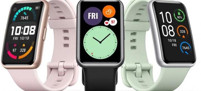 Huawei Watch Fit a debutat din senin cu ecran AMOLED, senzor de puls şi costă 110 dolari