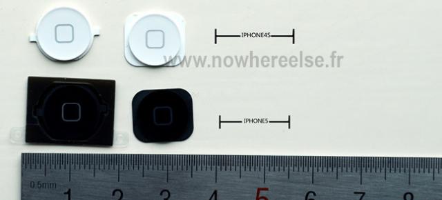 Detalii minore legate de noul iPhone / iPhone 5 ies la iveală: tasta Home, cartela nano-SIM, slotul pentru SIM