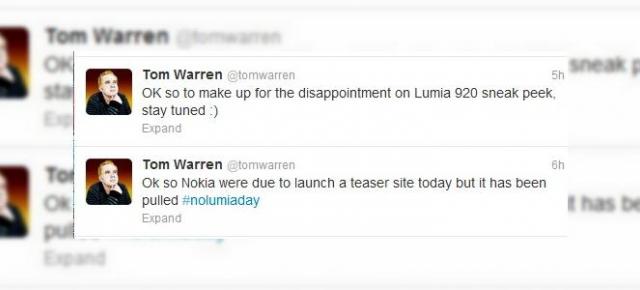 Nokia promite un teaser pentru un nou Lumia, anulează teaserul?!