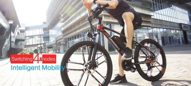 Samebike MY-SM26 este o bicicletă electrică ce poate fi achiziționată la reducere din oferta TomTop; Se livrează din depozit european