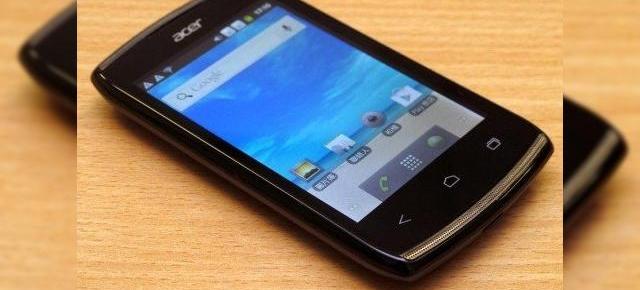 Telefon Acer Z110 cu Android 4.0 și dual-sim
