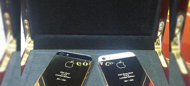 iPhone 5, acum și În varianta de aur de 24 de karate