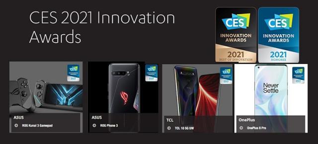 8 telefoane au fost premiate la CES 2021 Innovation Awards: modele cu ecran rotativ, de gaming, pliabile