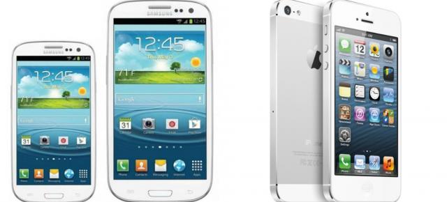 Samsung Galaxy S III vs Samsung Galaxy S III mini vs iPhone 5 - asemănări și deosebiri