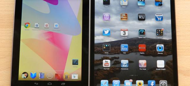 iPad Mini Versus Nexus 7: bătălia mini tabletelor Google și Apple (Video)