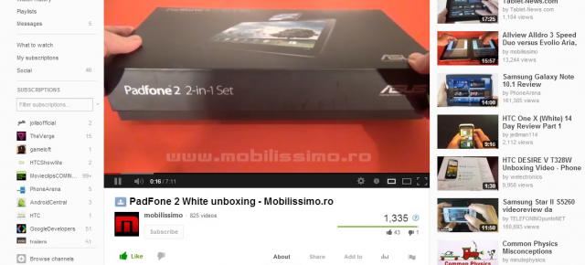 YouTube lansează un nou design al paginii sale, cu accentul pe lista de canale