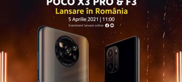 POCO F3 și POCO X3 Pro se lansează azi în România, în cadrul unui eveniment live pe care îl poți urmări de la ora 11:00