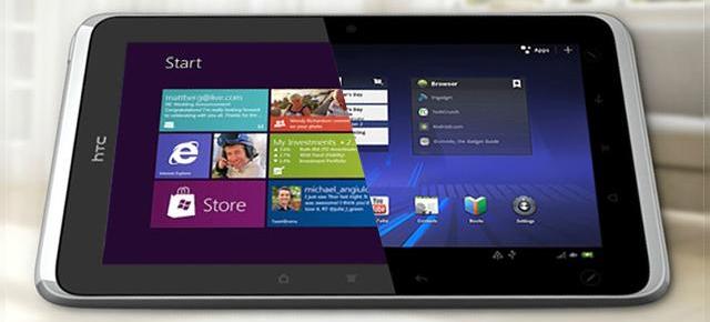 HTC ar lucra la două tablete, una cu Windows RT