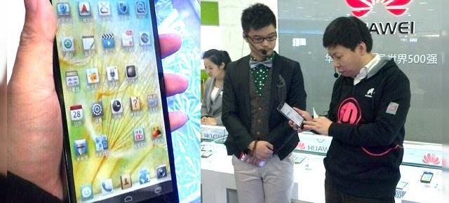Super phabletul Huawei Ascend Mate cu ecran de 6.1 inch surprins În imagini (Video)