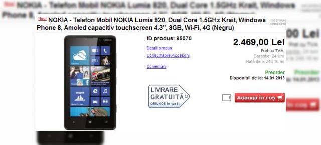 Nokia Lumia 820 și 920 În oferta evoMAG