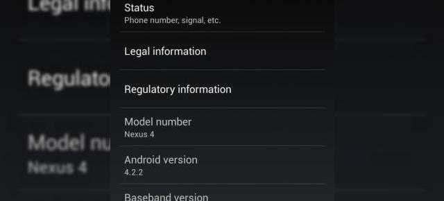 Android 4.2.2 Începe a fi disponibil pe Google Nexus 4 În Brazilia și Malaezia