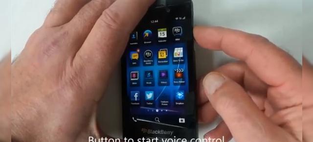 Iată cum arată controlul vocal pe BlackBerry 10 (Video)