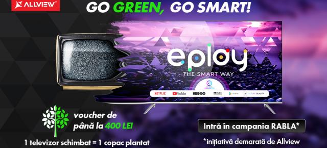 Allview dă startul campaniei Rabla pentru Televizoare, cu reduceri de până la 400 lei și o componentă ecologică, ce implică plantarea de copaci