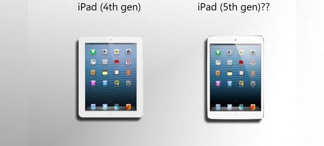 iPad 5 va folosi tehnologia de display a lui iPad Mini pentru a fi mai subțire