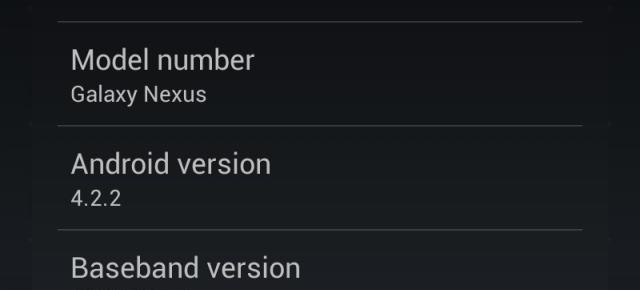 Posesorii de Galaxy Nexus (yakju) pot descărca acum Android 4.2.2 pentru instalare manuală