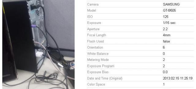 Capturi cu camera lui Galaxy S IV apar pe web, plus noi benchmark-uri