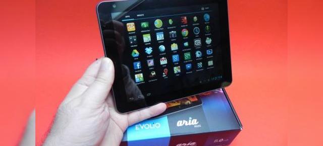 Evolio Aria Mini unboxing: scoatem din cutie o nouă tableta de 8 inch, de această dată cu Jelly Bean la bord (Video)