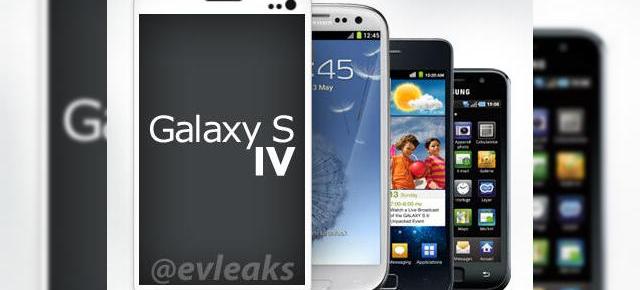 [Update: e un fals] Imagine de presă cu Galaxy S IV, comparație cu Galaxy S, S II și S III (Scăpare neconfirmată!)