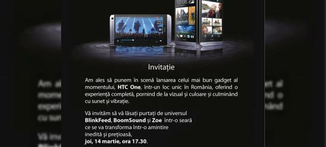 HTC One se lansează mâine oficial În România!