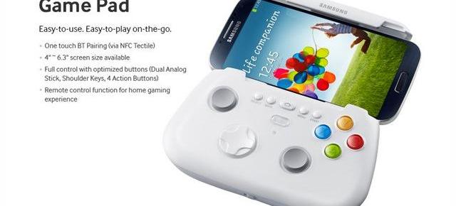 Au apărut accesorii de gaming pentru Samsung Galaxy S 4; Iată unul care oferă indicii legate de Galaxy Note III!