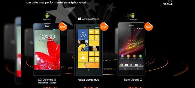 Sony Xperia Z disponibil la precomandă prin Orange România pornind de la 259 de euro