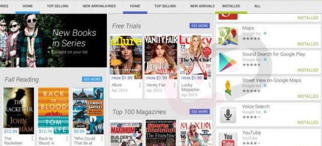 Google Play Store versiunea 4.0 Într-un preview interesant (Video)