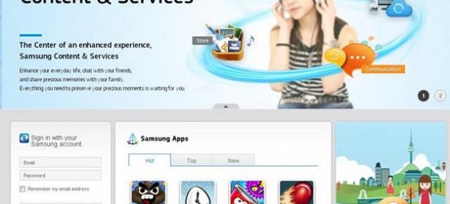 Samsung lansează un magazin de servicii, conținuturi și aplicații