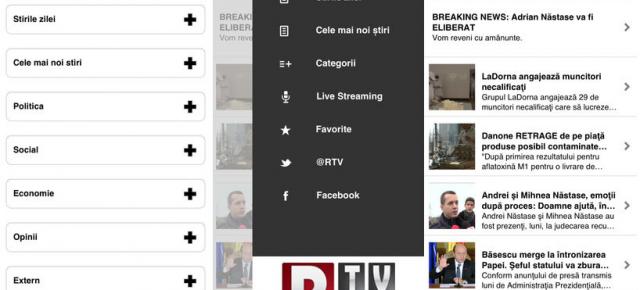 Postul România TV (RTV) disponibil acum sub formă de aplicație pe iPhone, iPad și Android