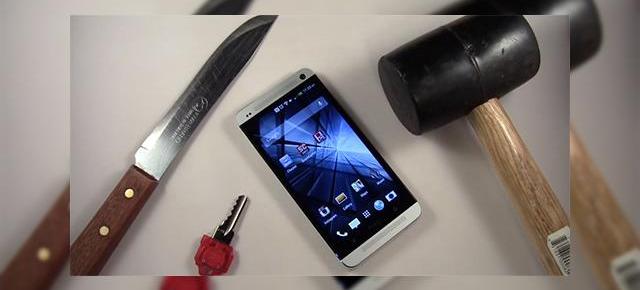 HTC One: Sesiune de controlul calității cu cuțitul și ciocanul
