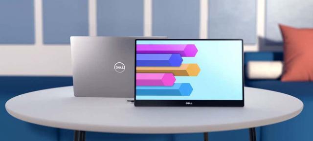 Dell anunță lansarea primului monitor portabil de 14 inch din portofoliu; Introduce și monitoare de 24 și 27 inch pentru conferințe video