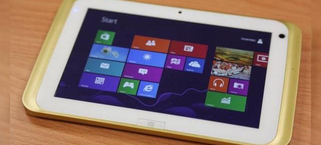 Tableta de 7-inch cu Windows 8 fabricată de Inventec - Lyon se arată Într-un material video demonstrativ