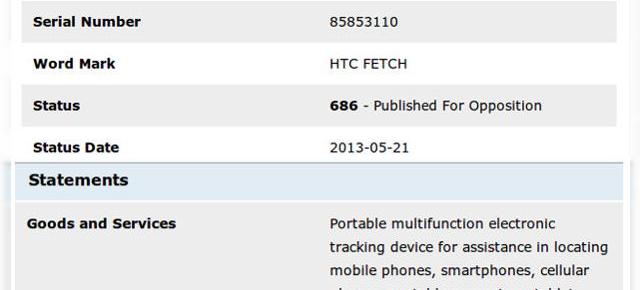 HTC Înregistrează numele "Fetch" pentru depistarea telefoanelor de la distanță