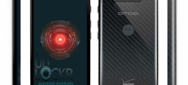 Iată o imagine finală cu Motorola Droid Ultra, terminal cu look destul de banal