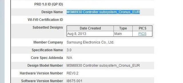 Un nou telefon Samsung cu Windows Phone 8 primește certificarea Bluetooth: GT-I8675 Cronus
