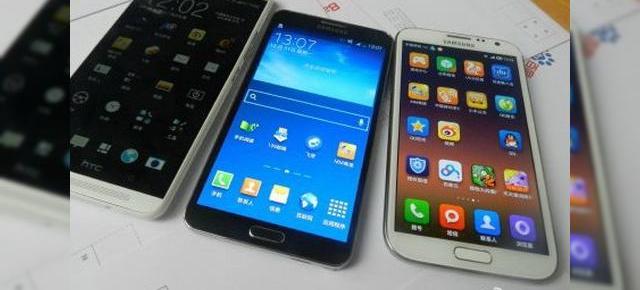 HTC One Max comparat În imagini cu Samsung Galaxy Note 2 și 3