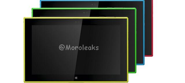 Nokia Lumia 2520 randat În mai multe culori: galben, rosu, albastru, verde