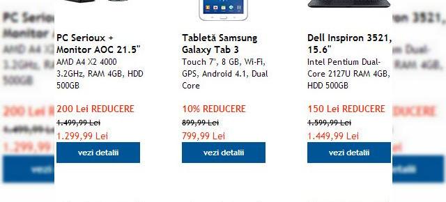 Un nou val de promoții la eMAG.ro: tablete, telefoane și laptopuri la prețuri reduse