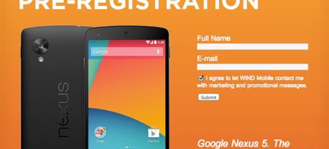 Un operator canadian publică toate detaliile despre Nexus 5 Înainte de lansare