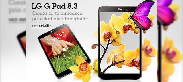 LG G Pad 8.3 - la precomandă pe eMAG