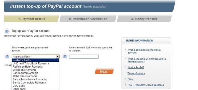 Romanii Își pot alimenta contul PayPal direct din contul bancar, nu mai au nevoie de card pentru plata PayPal!