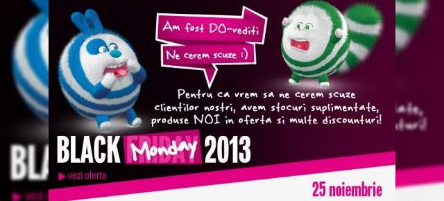 Domo.ro oferă și mai multe discounturi În Black Monday 2013; Iată reducerile de azi!